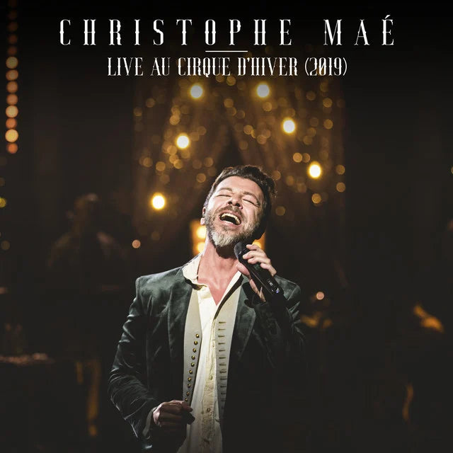 Music print | Christophe Maé - Live au Cirque d'Hiver (2019) poster connecté