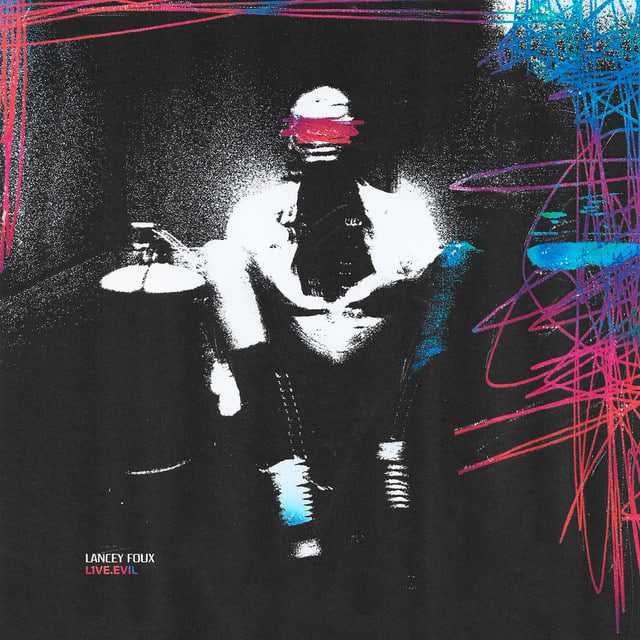 Music print | Lancey Foux - LIVE.EVIL poster connecté