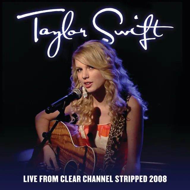 Music print | Taylor Swift - Live From Clear Channel Stripped 2008 poster connecté