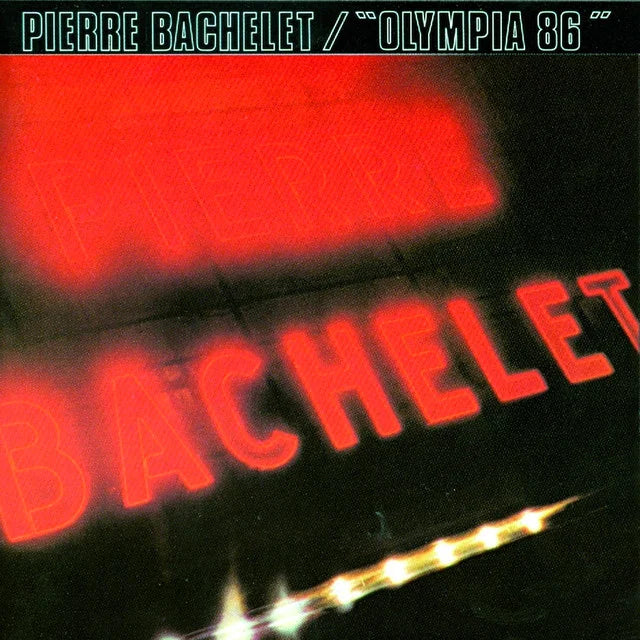 Music print | Pierre Bachelet - Live Olympia '86 poster connecté
