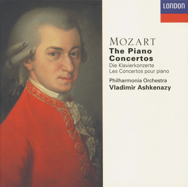 Music print | Wolfgang Amadeus Mozart & Vladimir Ashkenazy & Philharmonia Orchestra - Mozart: The Piano Concertos poster connecté