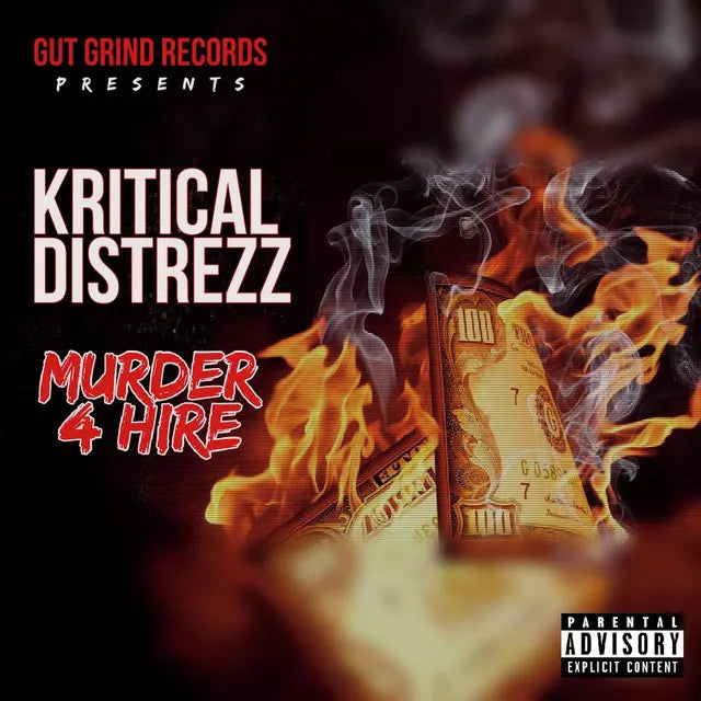 Music print | Kritical Distrezz - Murder 4 Hire poster connecté