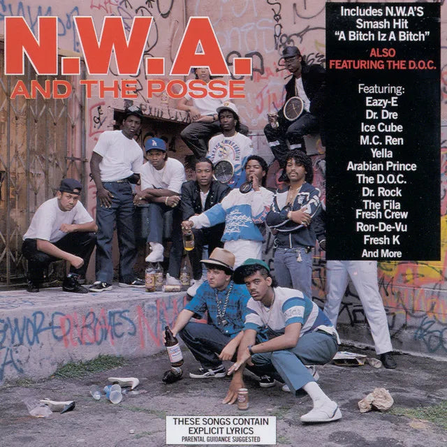 Music print | N.W.A. - N.W.A. And The Posse poster connecté