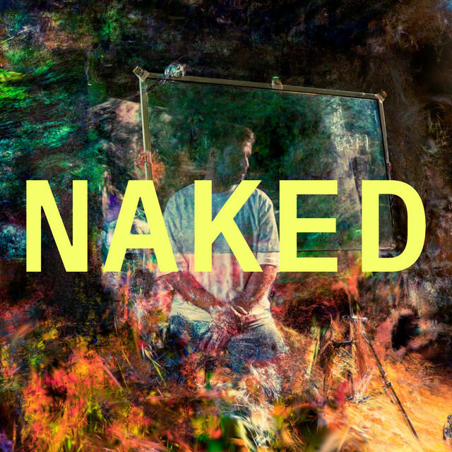 Affiche de l'album NAKED de NTO, poster connecté NFC 30 × 30 cm