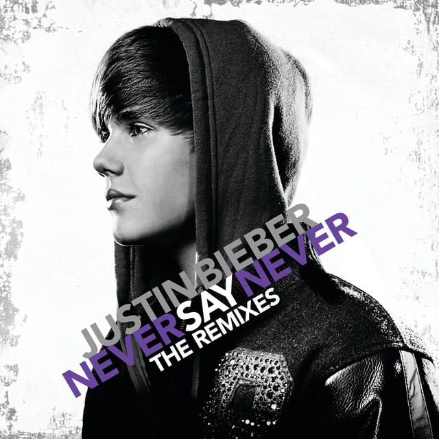Music print | Justin Bieber - Never Say Never - The Remixes poster connecté