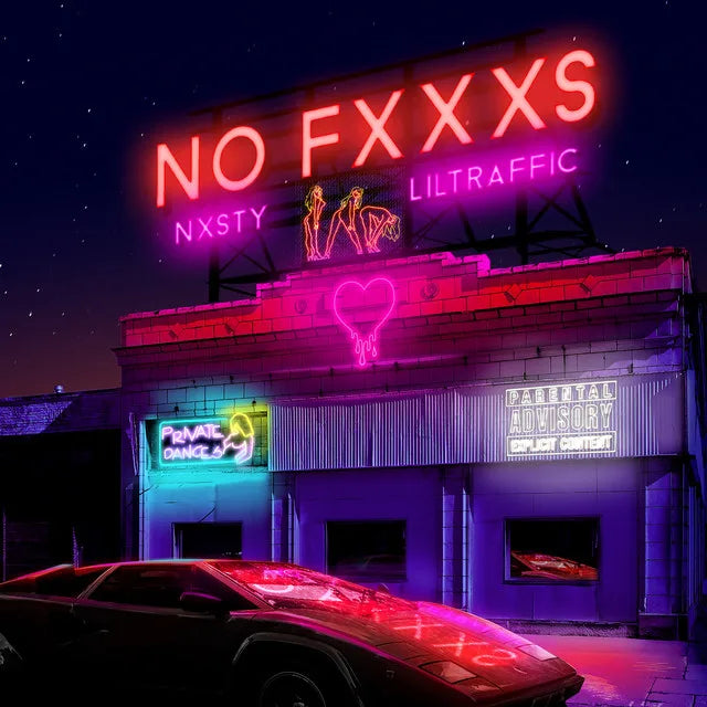 Music print | NXSTY & Lil Traffic - NO FXXXS poster connecté