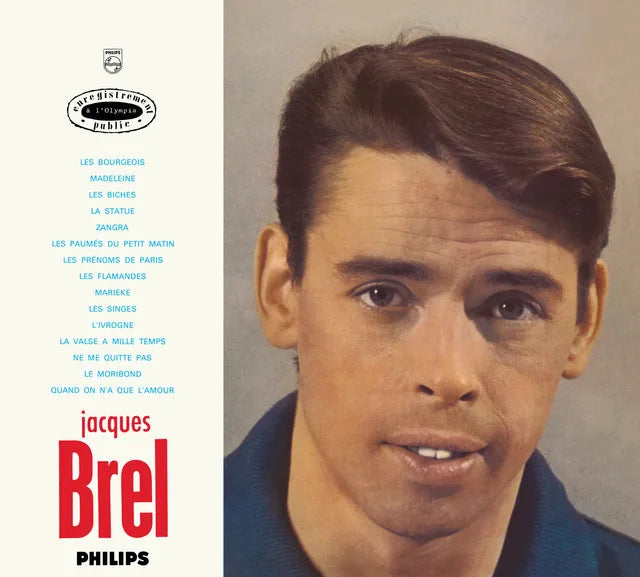 Music print | Jacques Brel - Olympia 1961 (Vol.6) poster connecté