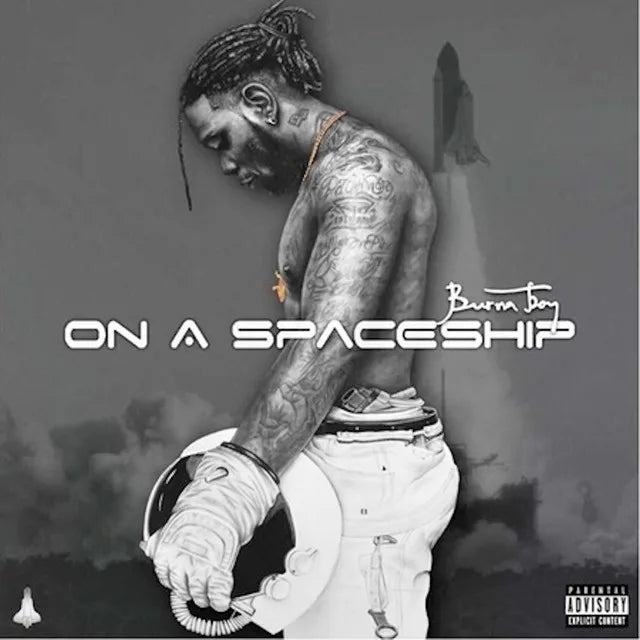 Music print | Burna Boy - On A Spaceship poster connecté