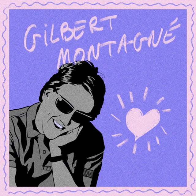 Music print | Gilbert Montagné - On va s'aimer poster connecté