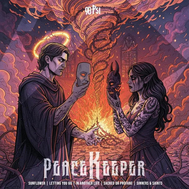 Music print | 90Psi - PeaceKeeper poster connecté