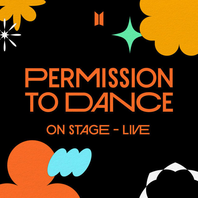 Music print | BTS - PERMISSION TO DANCE ON STAGE - LIVE poster connecté