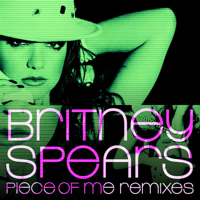 Music print | Britney Spears - Piece of Me Remixes poster connecté