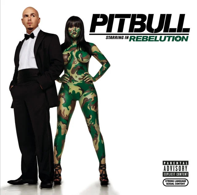 Music print | Pitbull - Pitbull Starring In Rebelution poster connecté