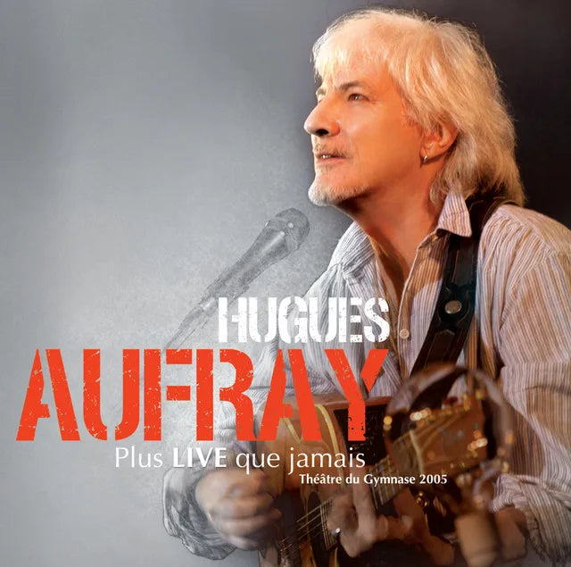 Music print | Hugues Aufray - Plus LIVE que jamais poster connecté