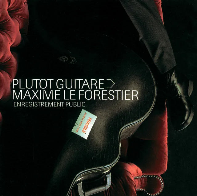 Music print | Maxime Le Forestier - Plutot Guitare poster connecté