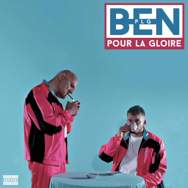 Affiche de l'album Pour la gloire de BEN plg, poster connecté NFC 30 × 30 cm