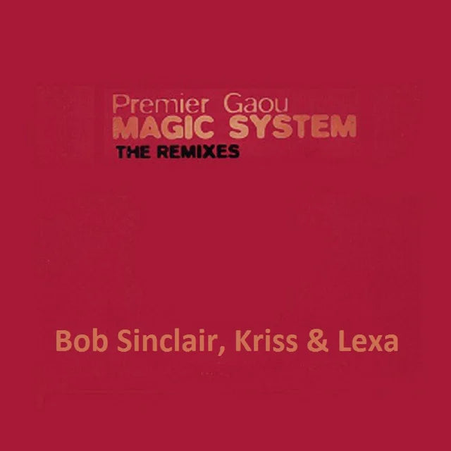 Music print | Magic System & Bob Sinclar - Premier Gaou, The Remixes poster connecté