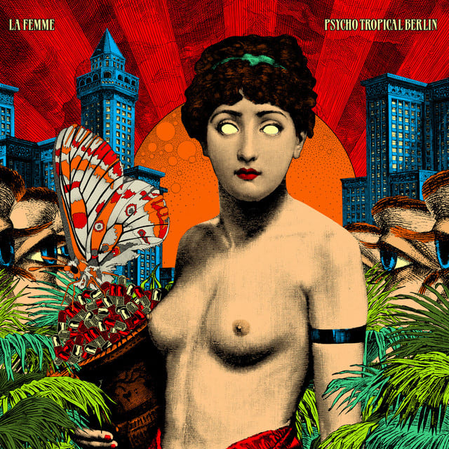 Music print | La Femme - Psycho Tropical Berlin poster connecté
