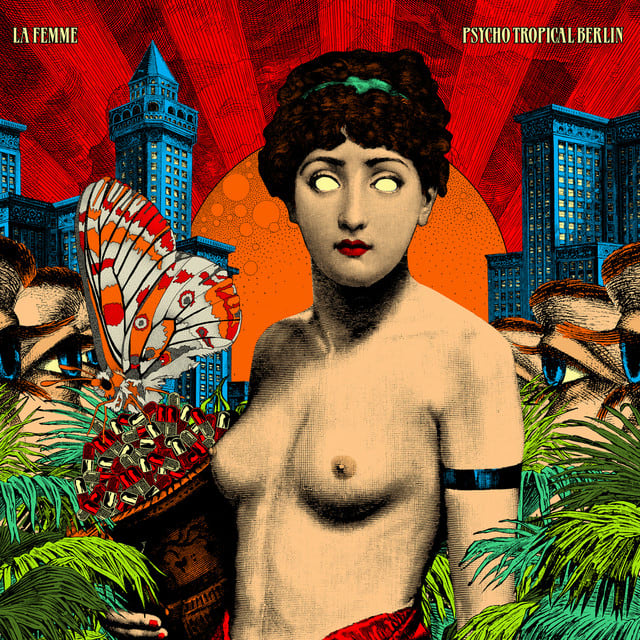 Music print | La Femme - Psycho Tropical Berlin (Bonus Track Version) poster connecté