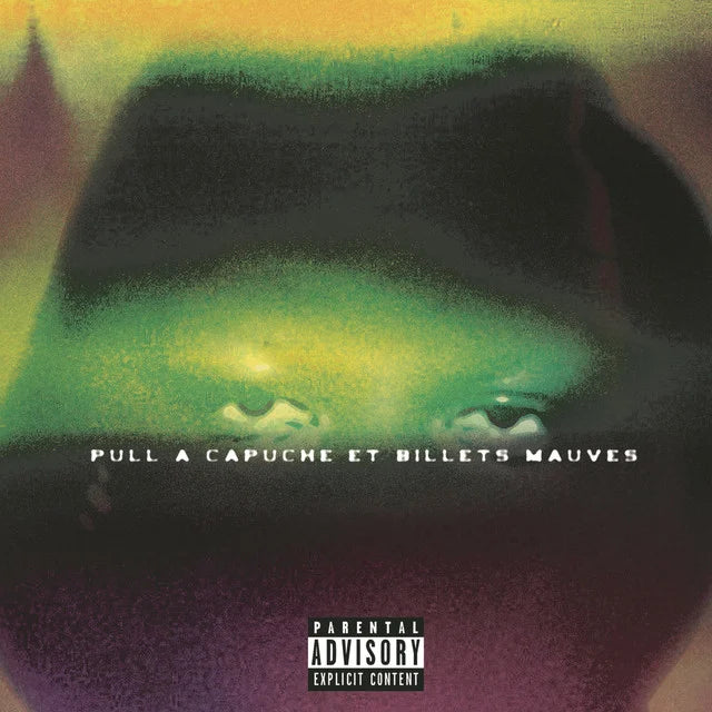Music print | Doums - Pull à capuche et billets mauves poster connecté
