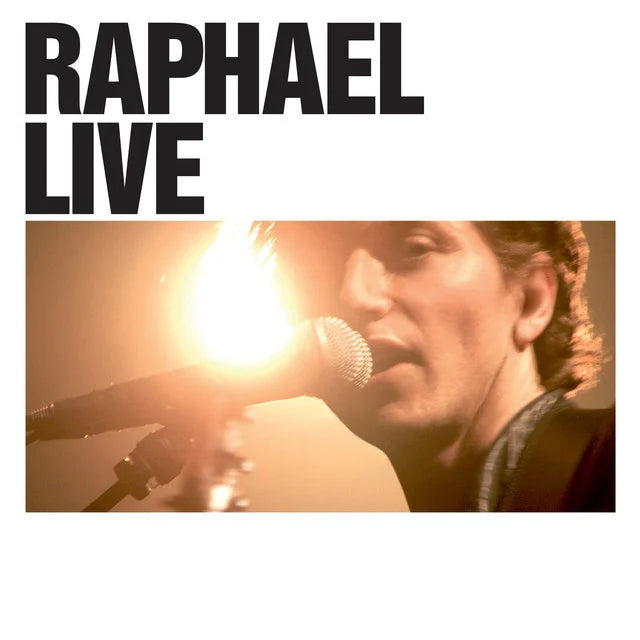 Music print | Raphaël - Raphael Live poster connecté
