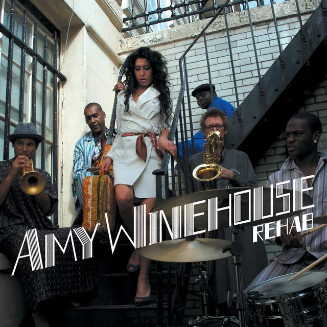 Affiche de l'album Rehab (Remixes & B Sides) de Amy Winehouse, poster connecté NFC 30 × 30 cm