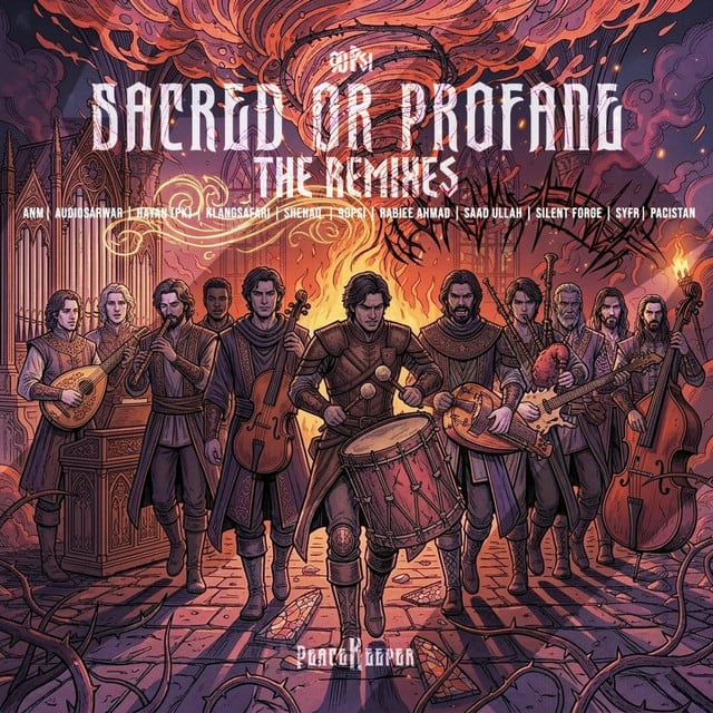 Music print | 90Psi - Sacred or Profane (The Remixes) poster connecté