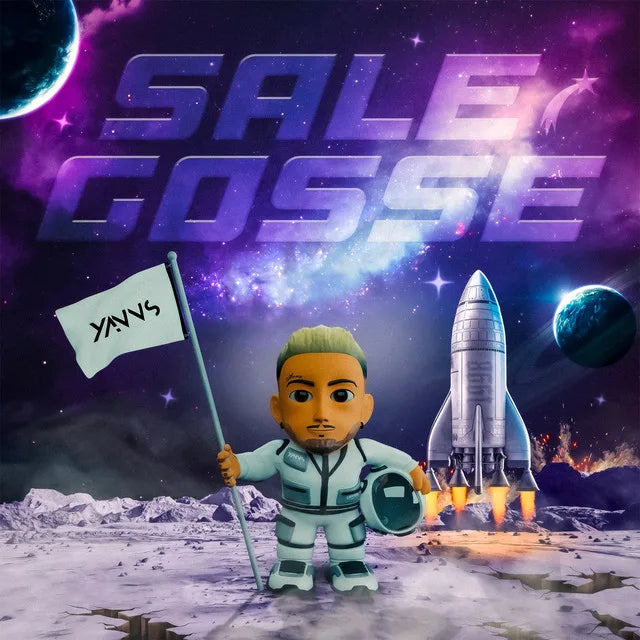 Music print | Yanns - Sale gosse (Bonus version) poster connecté