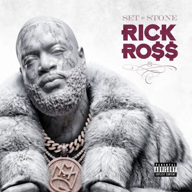 Music print | Rick Ross - Set In Stone poster connecté