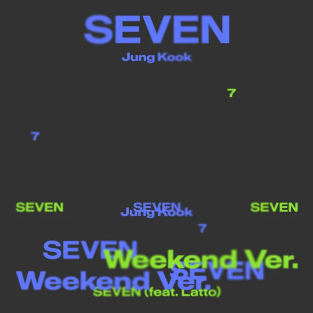 Music print | Jung Kook & Latto - Seven (Weekend Ver.) poster connecté