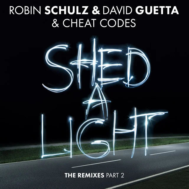 Music print | Robin Schulz & David Guetta & Cheat Codes - Shed a Light (The Remixes Part 2) poster connecté