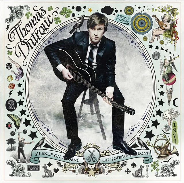 Music print | Thomas Dutronc - Silence On Tourne, On Tourne En Rond poster connecté