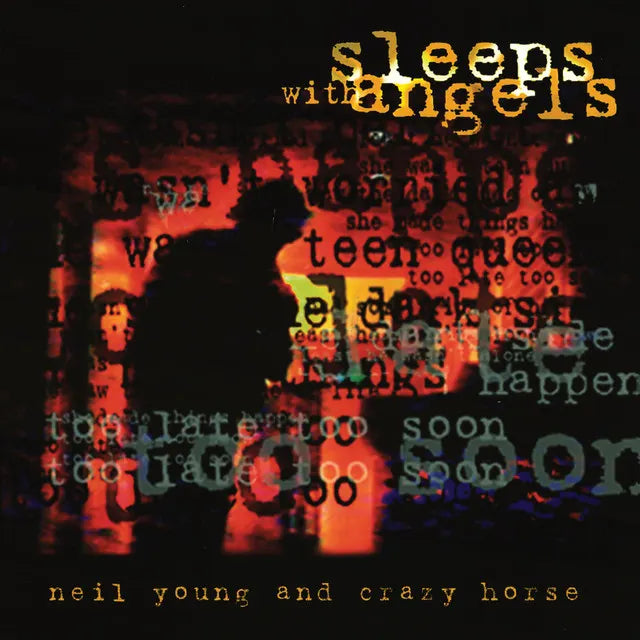 Music print | Neil Young & Crazy Horse - Sleeps with Angels poster connecté