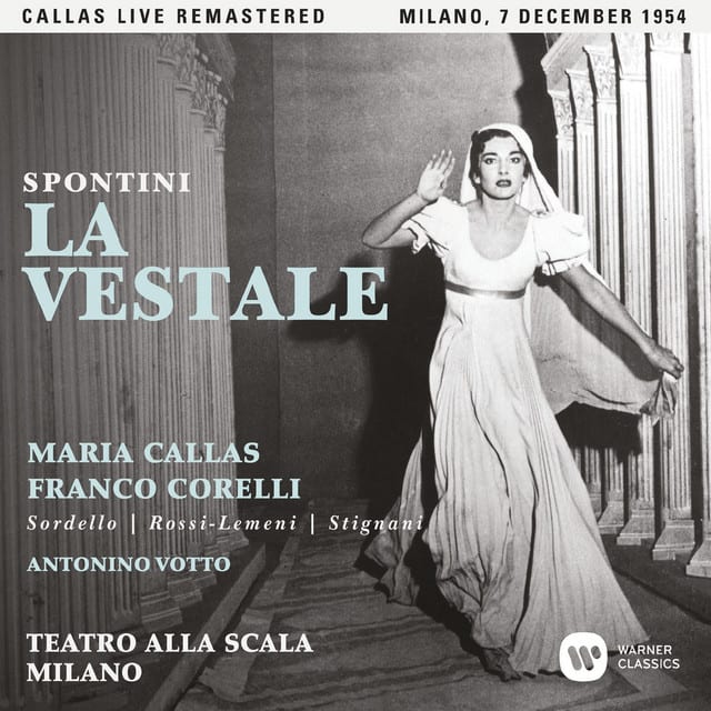 Music print | Gaspare Spontini & Maria Callas - Spontini: La vestale (1954 - Milan) - Callas Live Remastered poster connecté