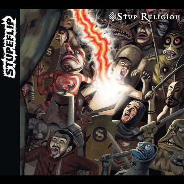 Affiche de l'album Stup Religion de Stupeflip, poster connecté NFC 30 × 30 cm