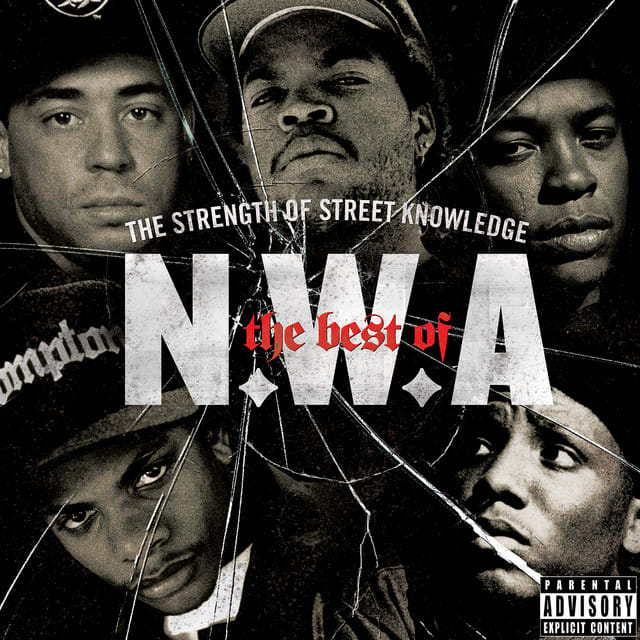 Music print | N.W.A. - The Best Of N.W.A: The Strength Of Street Knowledge poster connecté