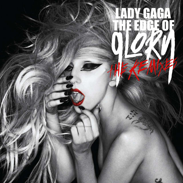 Music print | Lady Gaga - The Edge Of Glory (The Remixes) poster connecté