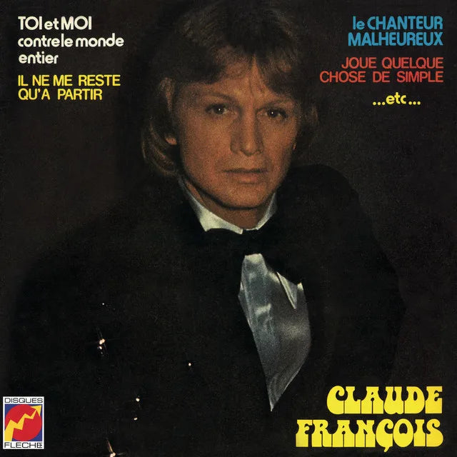 Music print | Claude François - Toi et moi contre le monde entier poster connecté