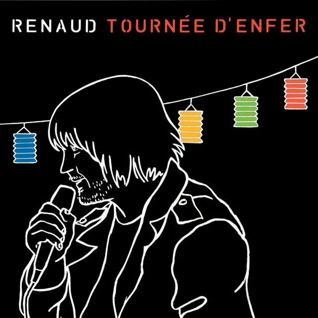 Music print | Renaud - Tournée d'enfer (Live) poster connecté