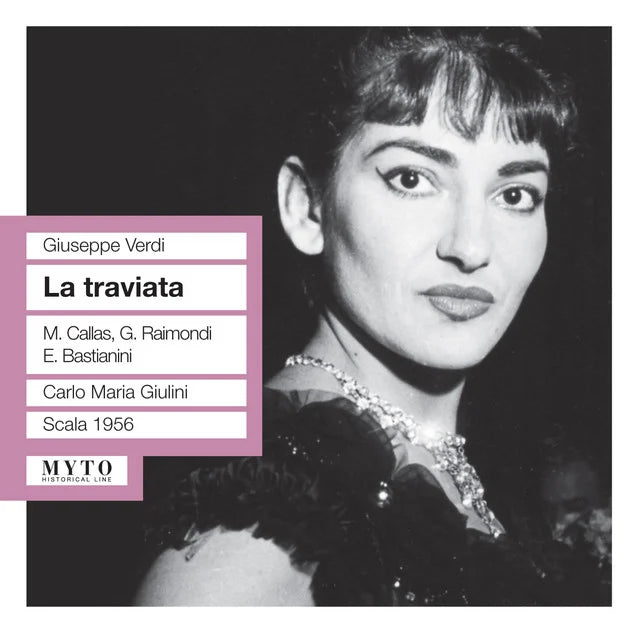 Music print | Giuseppe Verdi & Maria Callas & Gianni Raimondi & Ettore Bastianini & Milan La Scala Chorus & Orchestra Del Teatro Alla Scala, Milano & Gianandrea Gavazzeni & Carlo Maria Giulini - Verdi: La traviata (Live) poster connecté