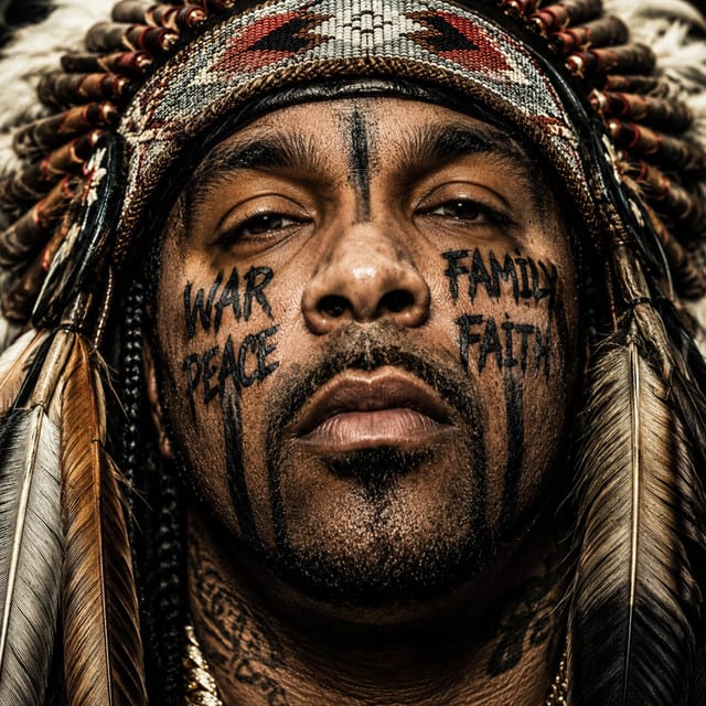 Music print | Lil' Flip - WAR PEACE FAMILY FAITH poster connecté