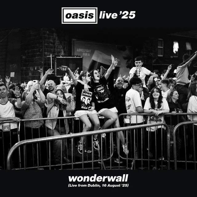 Music print | Oasis - Wonderwall (Live from Dublin, 16 August '25) poster connecté