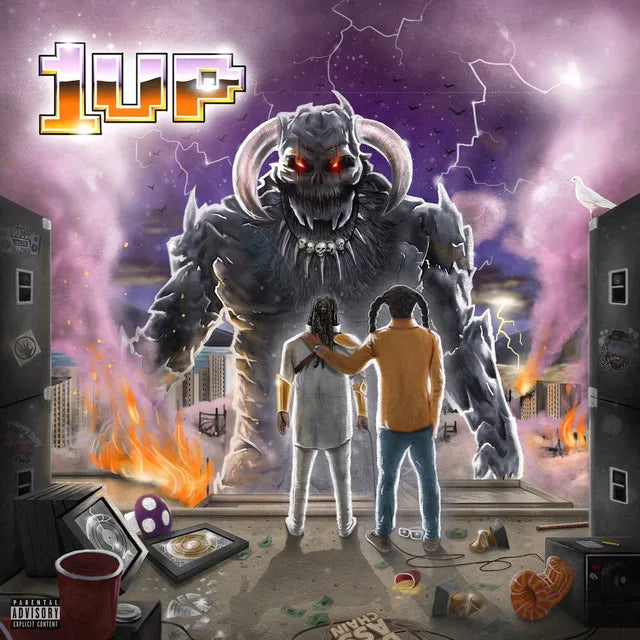 Music print | T-Pain - 1UP poster connecté