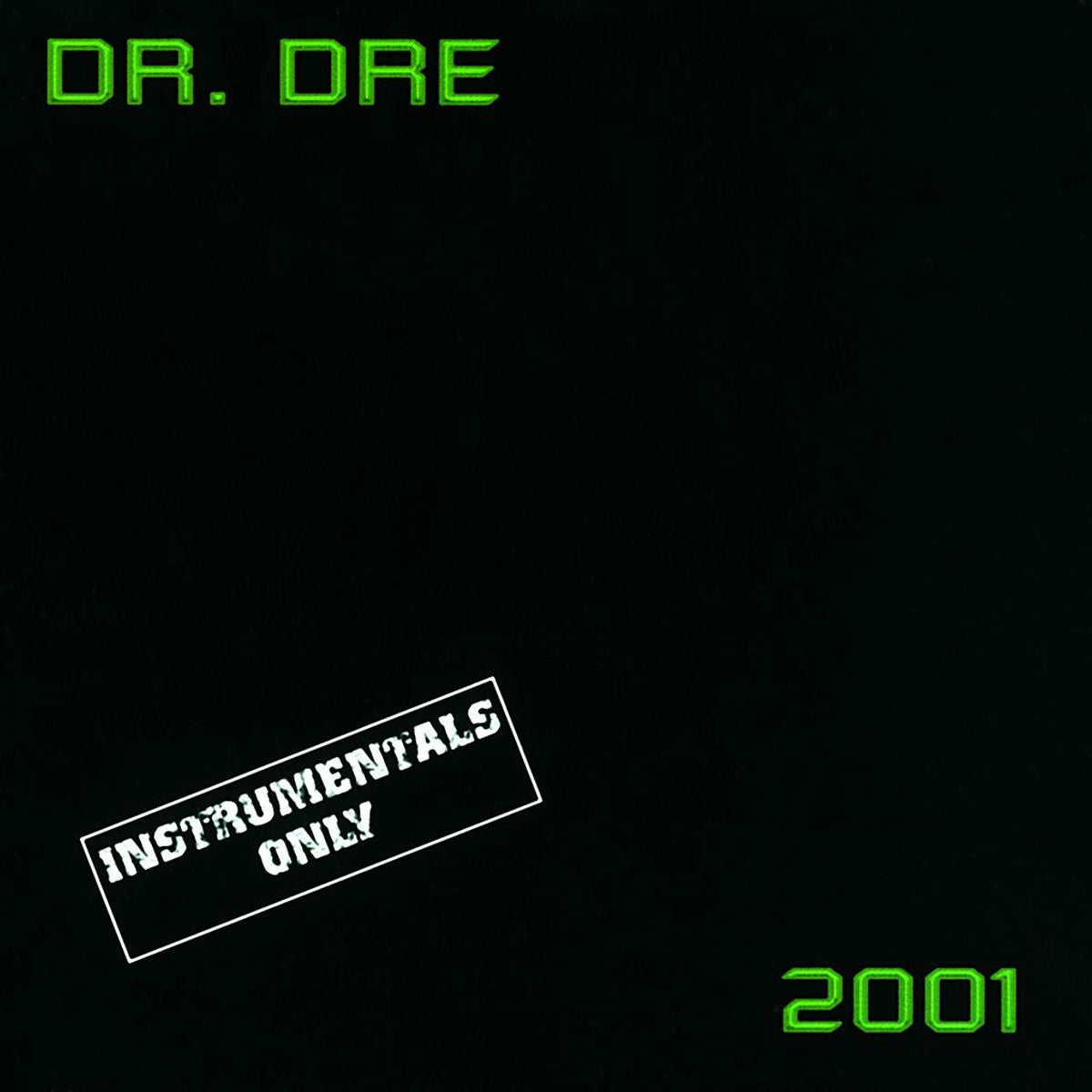 Music print | Dr. Dre - 2001 Instrumental poster connecté
