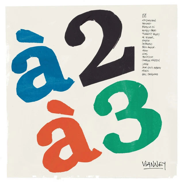 Music print | Vianney - à 2 à 3 poster connecté