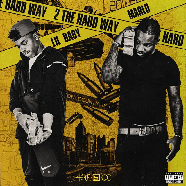 Music print | Lil Baby - 2 The Hard Way poster connecté