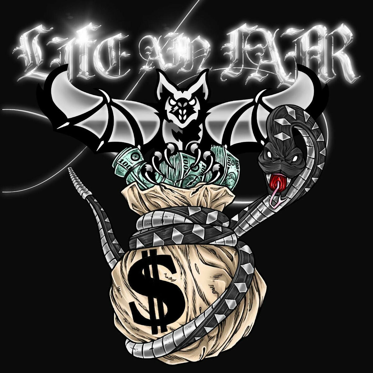 Music print | OsamaSon - 3vil Reflection poster connecté