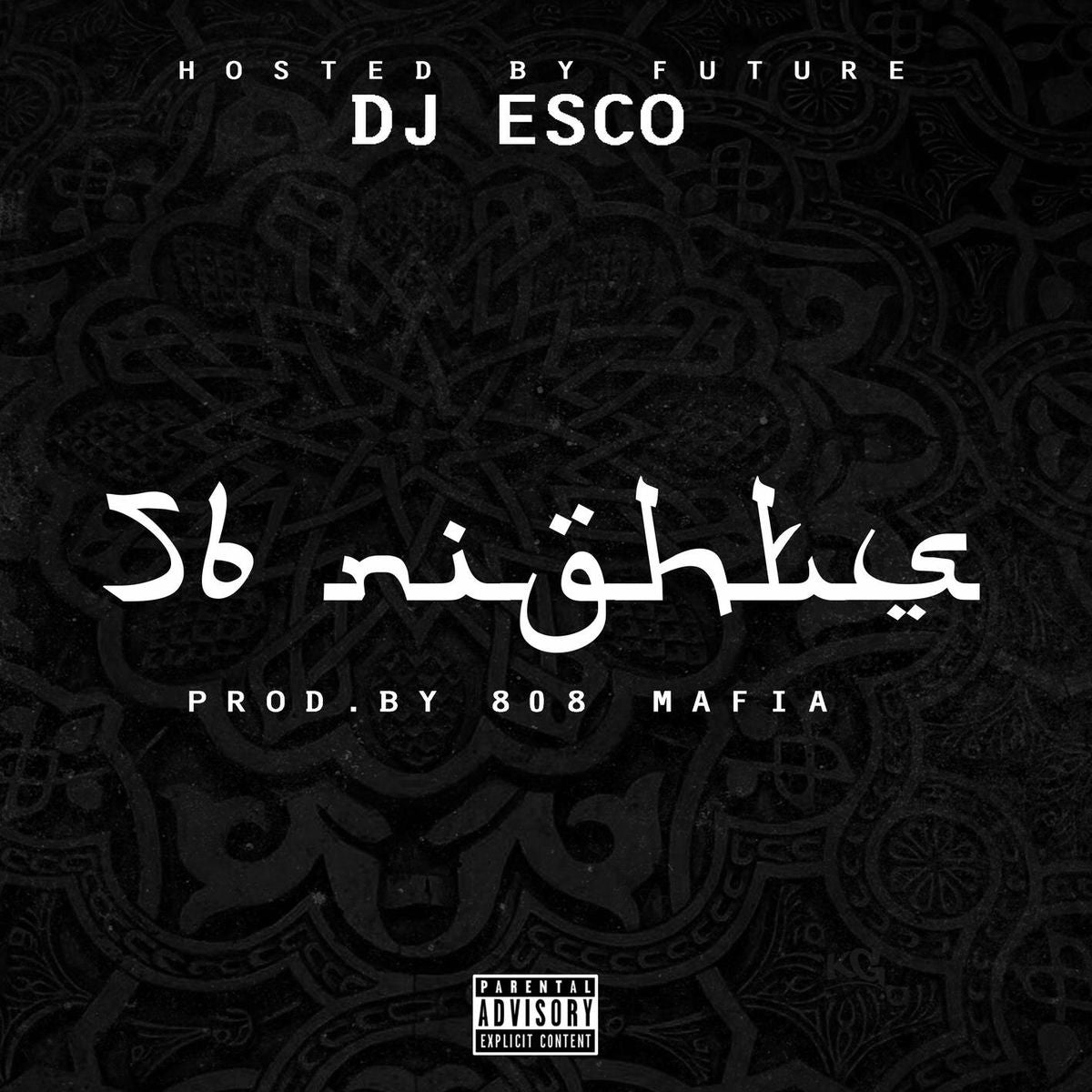 Music print | Future - 56 Nights poster connecté