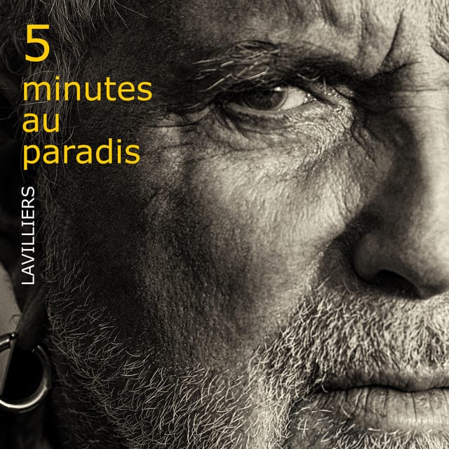 Music print | Bernard Lavilliers - 5 minutes au paradis poster connecté