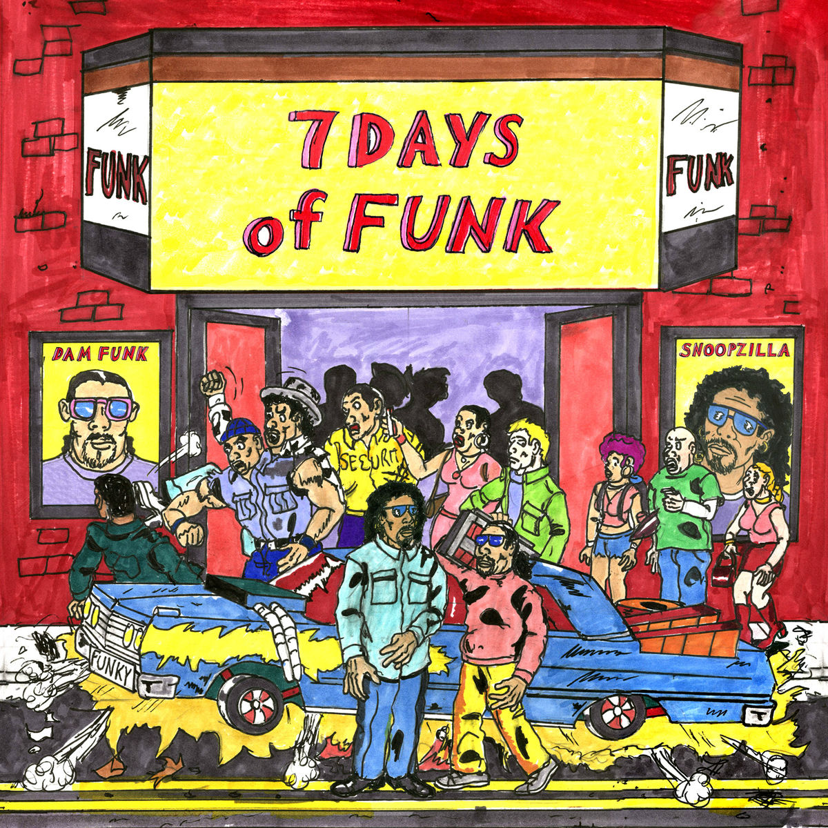 Music print | Snoop Dogg - 7 Days Of Funk poster connecté